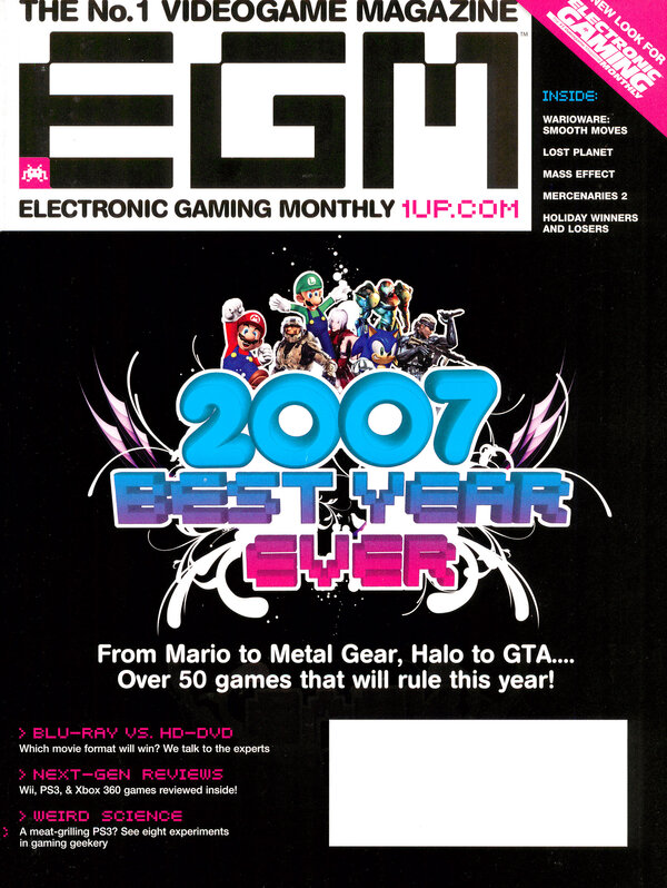 Electronic Gaming Monthly Issue 212 (February 2007) cover